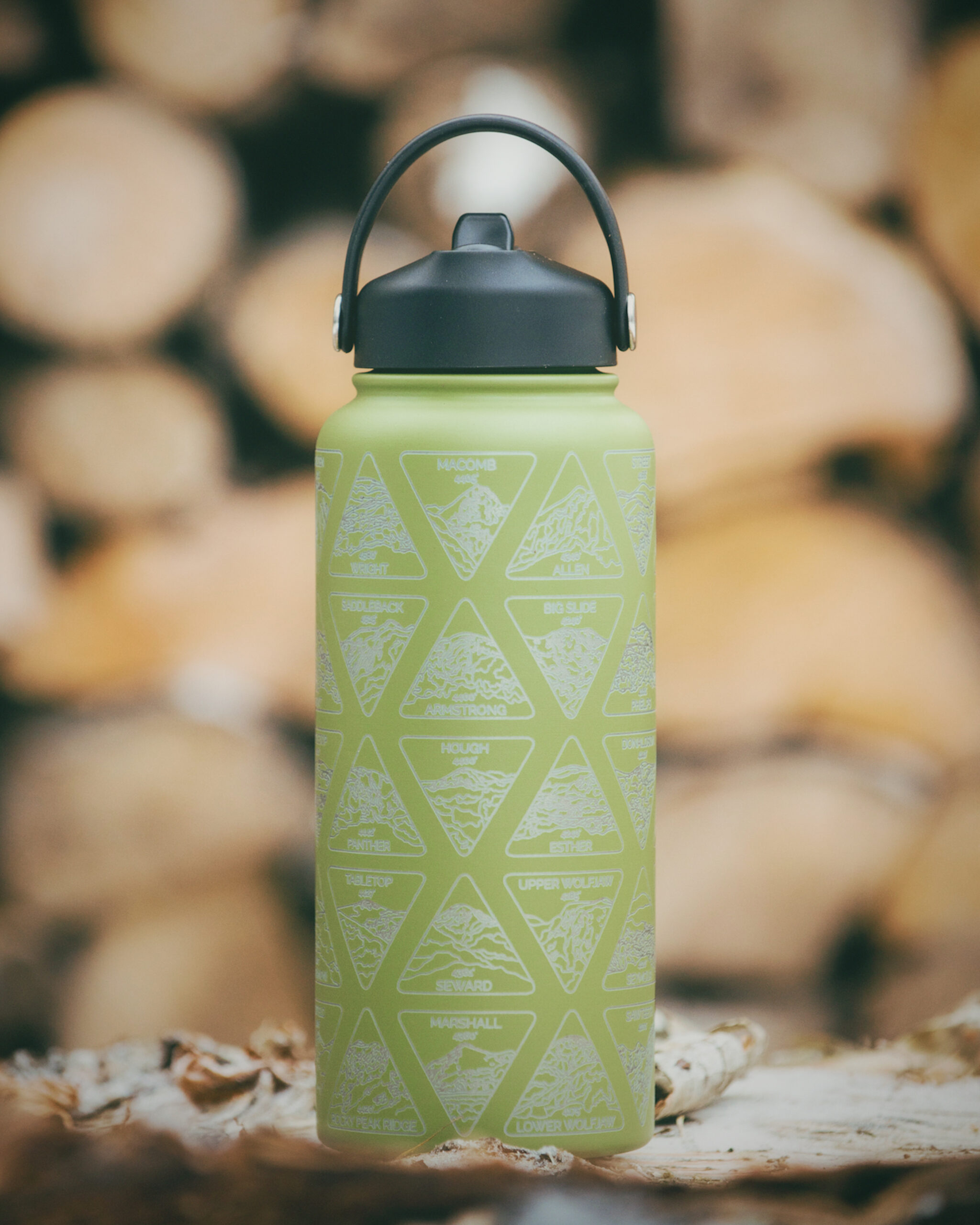 Adirondack 46er Checklist Water Bottle & Stickers - Outdoor Echo